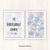 KIT Quadros Decorativos | FÉ, ESPERANÇA E AMOR - FLORES AZUIS E LILÁS - comprar online