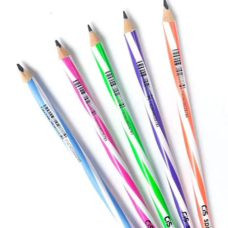 Lápis Preto HB com Borracha Cis Spiro