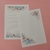 Coleção Papel de Carta DUPLA FLORAL 40 unidades | 08 Estampas na internet