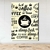 Placa Decorativa em MDF 21x30 | COFFEE IN TOWN