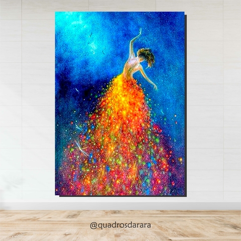 Placa Decorativa em MDF 21x30 | MULHER DANÇANDO