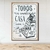 Placa Decorativa em MDF 21x30 | TODOS OS CAMINHOS DA CASA