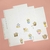 Papéis de Carta QUADRICULADO 20 unidades | TULIPAS