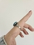 Anel Pedra Azul Detalhada Aço Inox na internet