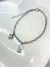 Pulseira Menino e Coração Aço Inox - Fonte das Joias