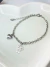 Pulseira Menino e Coração Aço Inox - comprar online