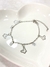 Pulseira Borboletas Vazadas e Zircônias Aço Inox - Fonte das Joias