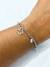Pulseira Borboletas Vazadas e Zircônias Aço Inox - loja online