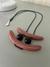 Colar em resina preto e nude - comprar online