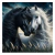 Artesanato Pintura Diamante Diy 20x20 - CAVALOS CC-330