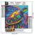 Artesanato 5d Pintura Diamante Diy 20x20 - tartaruga color - comprar online