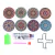 Artesanato Pintura Diamante Diy Porta Copos 8 Pç - MANDALAS