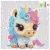 Artesanato Pintura Diamante Diy KIDS 18X18 UNICORNIO XD033 - comprar online