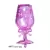 Decoração De Aniversario Balão Taça Rosa 70cm - Un