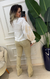 Calça Jeans Flare Bege (MILLER) na internet