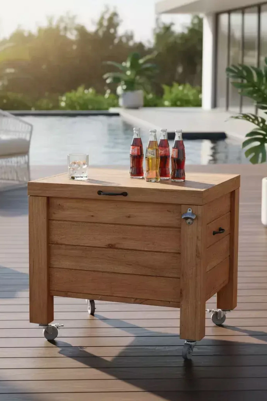 Frapera Premium - Hierro y Madera