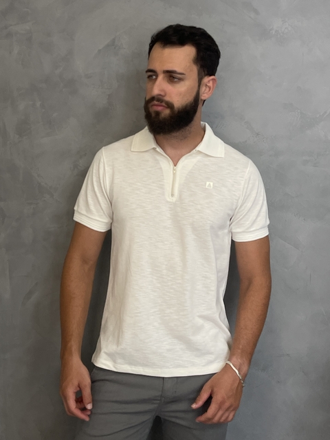 CAMISA GOLA POLO COM ZÍPER OFF - comprar online