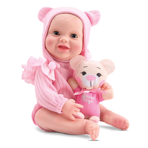 BONECA DIVER NEW BORN UNIQUE COLLECTION BODY ROSA