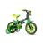 BICICLETA ARO 12 PRETO COM VERDE