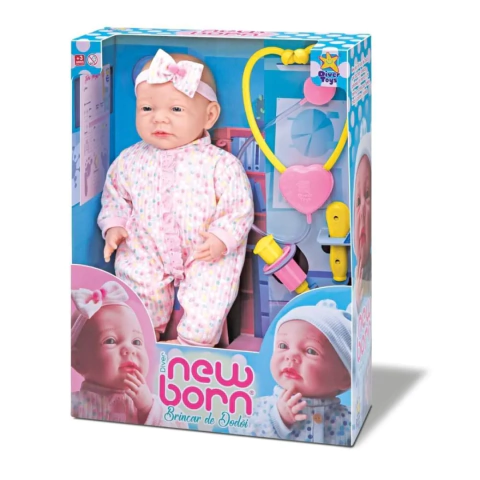 BONECA DIVER NEW BORN - BRINCAR DE DODOI - MENINA