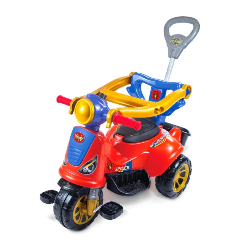 Triciclo Infantil 2 em 1 - Motoca Spider