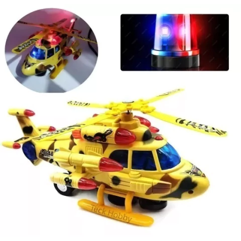 HELICOPTERO BATE E VOLTA C/SOM E LUZ