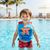 Roupa de banho infantil flutuante, colete salva-vidas, flutuação, natação