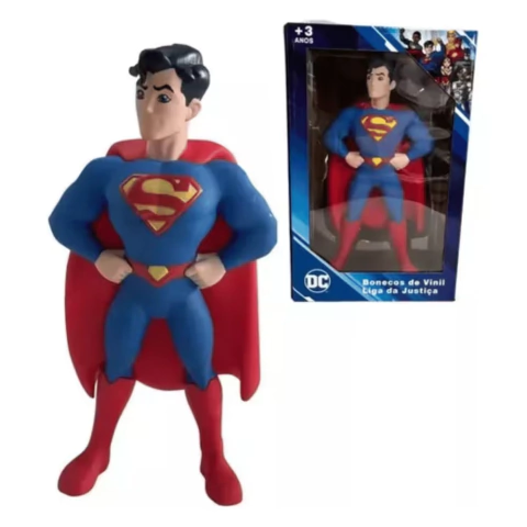 BONECO DE VINIL SUPERMAN 25CM