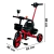 TRICICLO COM APOIADOR RETO VERMELHO - comprar online
