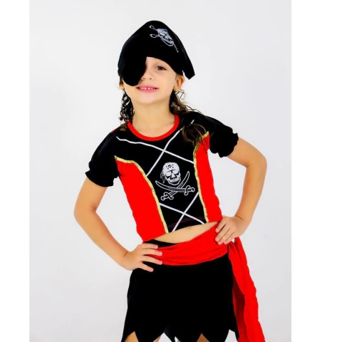 Fantasia Infantil Pirata Menina