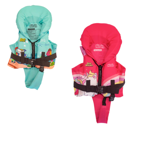 Boia Infantil Colete Salva Vidas Nash Tubarão Unicórnio