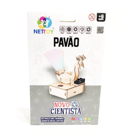 Kit Educacional Robótica e Experiência STEAM - Novo Cientista PAVÃO