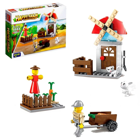 LEGO HAPPY FARM FAZENDA COM MOINHO E ESPANTALHO