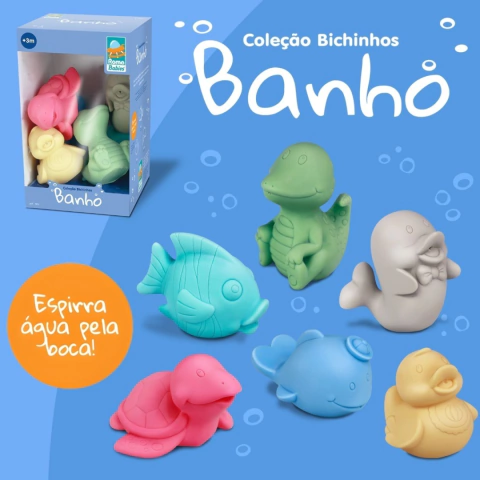 COLECAO BICHINHOS PARA BANHO