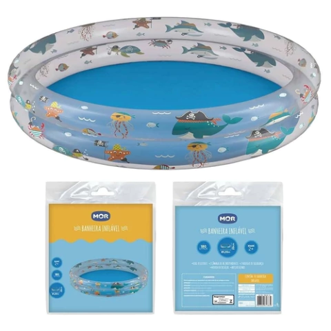Banheira Piscina Inflável Infantil 180 Litros Mor