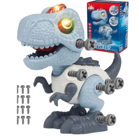 Dinossauro T-Rex Monta e Desmonta Nettoy Com som e luz