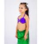 Fantasia Infantil Sereia c/ Paetê Ariel - Órbita Brinquedos