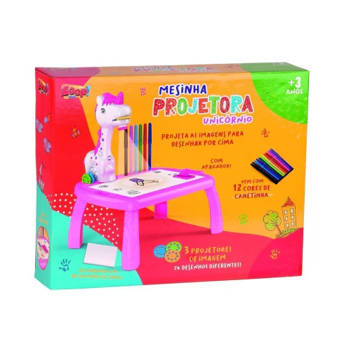 Mesinha Projetora para Desenho - Unicórnio