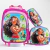 MOCHILA DE RODINHA INFANTIL ESCOLAR COM PERSONAGENS 3D MOANA