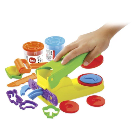 KIT DE MASSINHA MOLDA MUNDO - MINI FABRICA