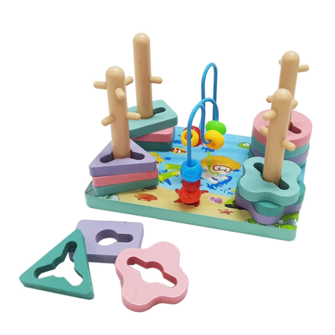 ARAMADO DIVERTIDO CORES E FORMAS MDF UN SORTIDO