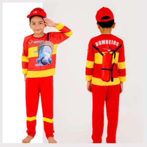 Fantasia Infantil de Bombeiro