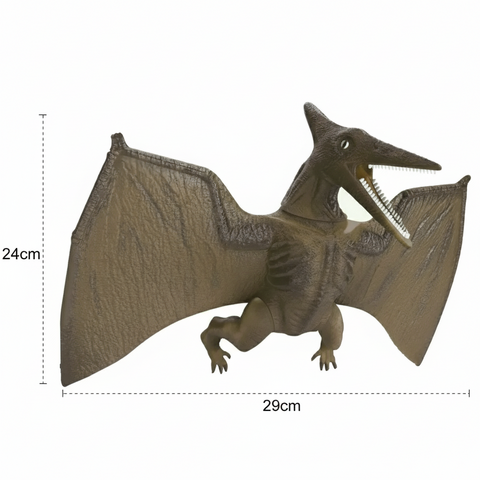 Dinossauro Dinos Pterossauro/Pterodáctilo - Vinil - 29cm - Divertoys