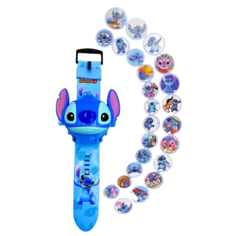 Relógios Stitch Azul Projeta Imagens