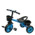 TRICICLO INFANTIL PRETO E AZUL SEM APOIADOR