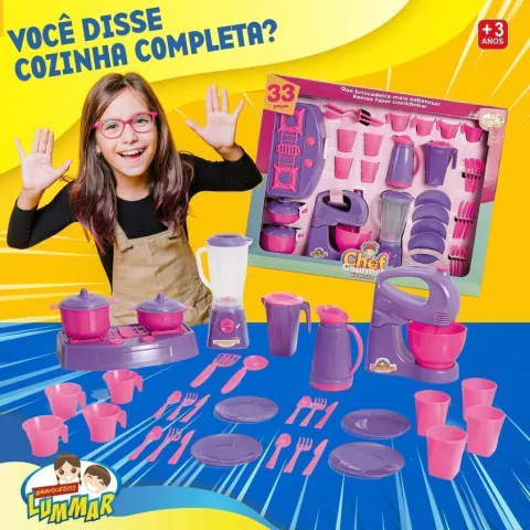 Kit master chef gourmet 33 peças | Cozinha