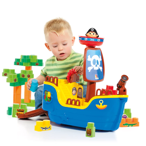 BABY LAND NAVIO PIRATA COM 30 BLOCOS