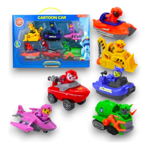 KIT PATRULHA CANINA 6 PEÇAS