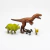 Kit 4 Bonecos Dinossauros: T-Rex, Triceratops, Parasaurolophus e Velociraptor