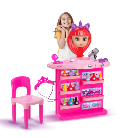 PENTEADEIRA INFANTIL MEG COM CADEIRA